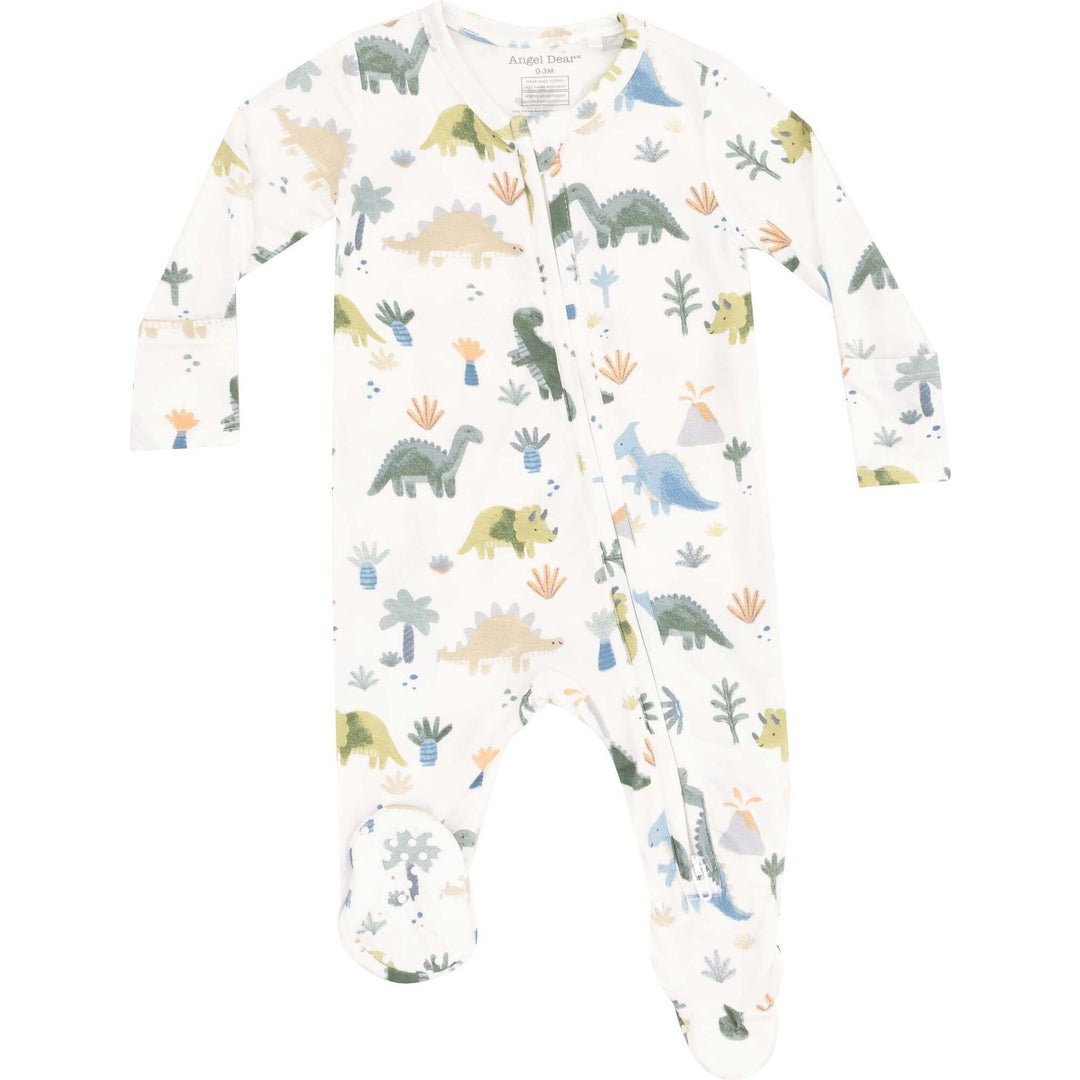 Soft Dinos 2 way Zipper Footie