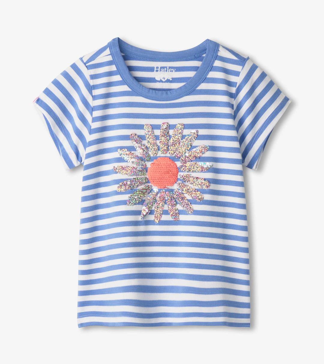 Cornflower Stripes Bamboo Tee