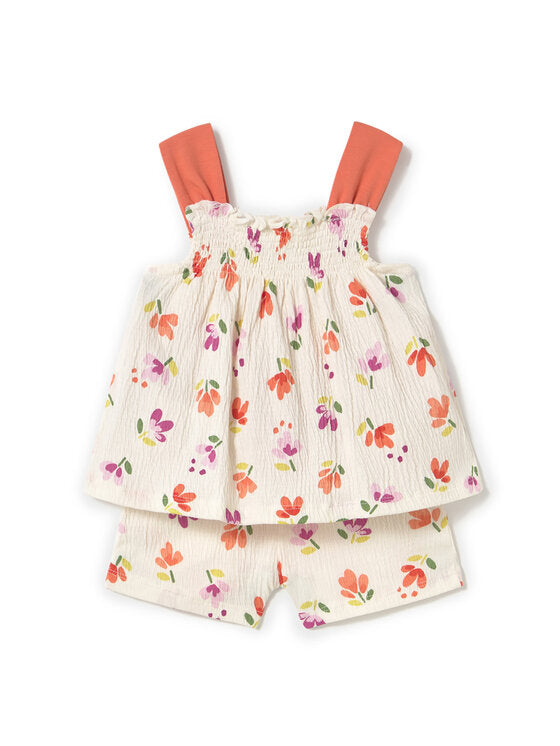 Summer Floret Short Set