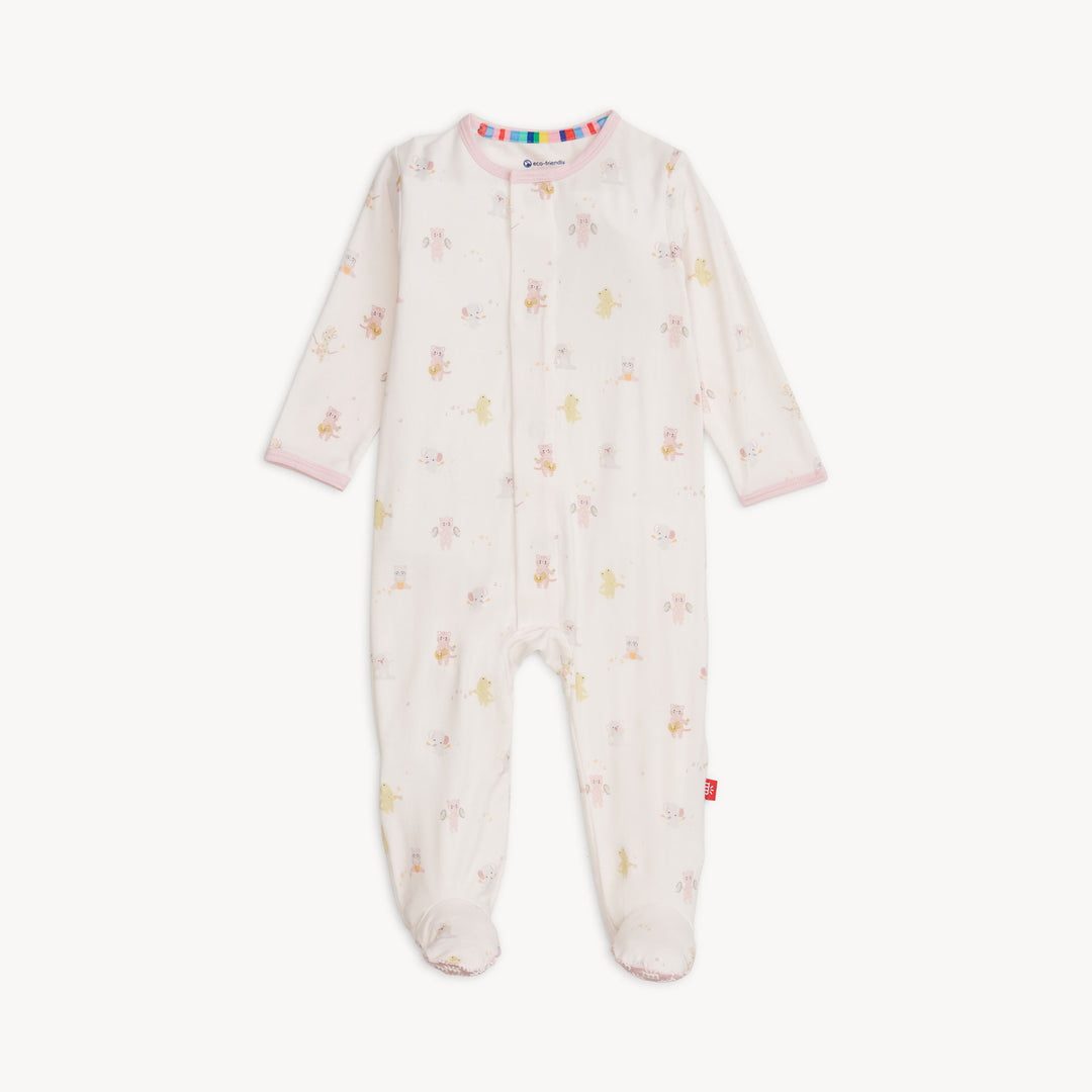 Pink Baby Beats Magnetic Modal Footie