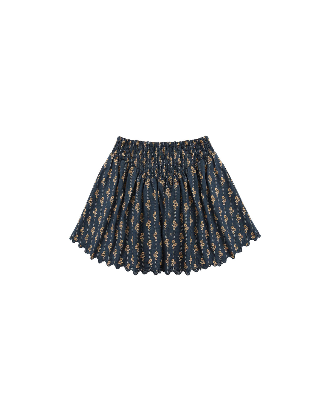 Smocked Mini Skirt Vintage Bloom