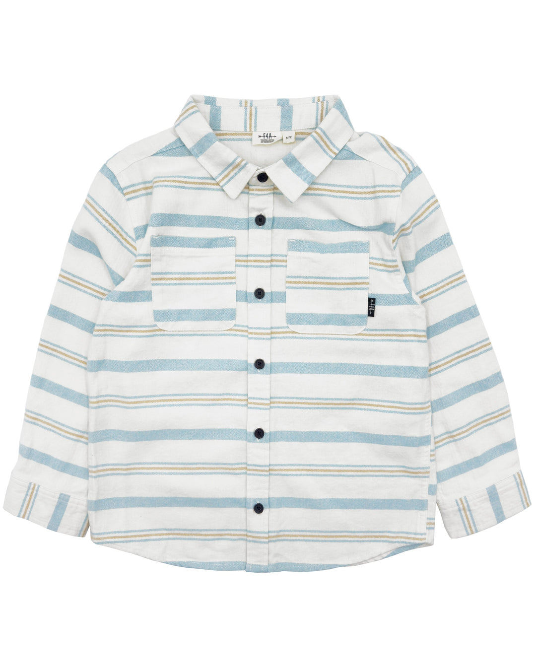 Sundown Stripe Flannel Ivory