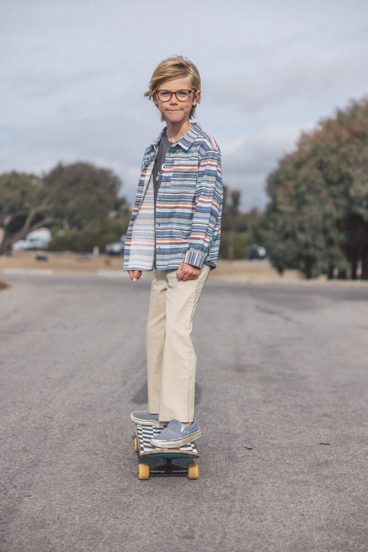 Sundown Stripe Flannel Multi