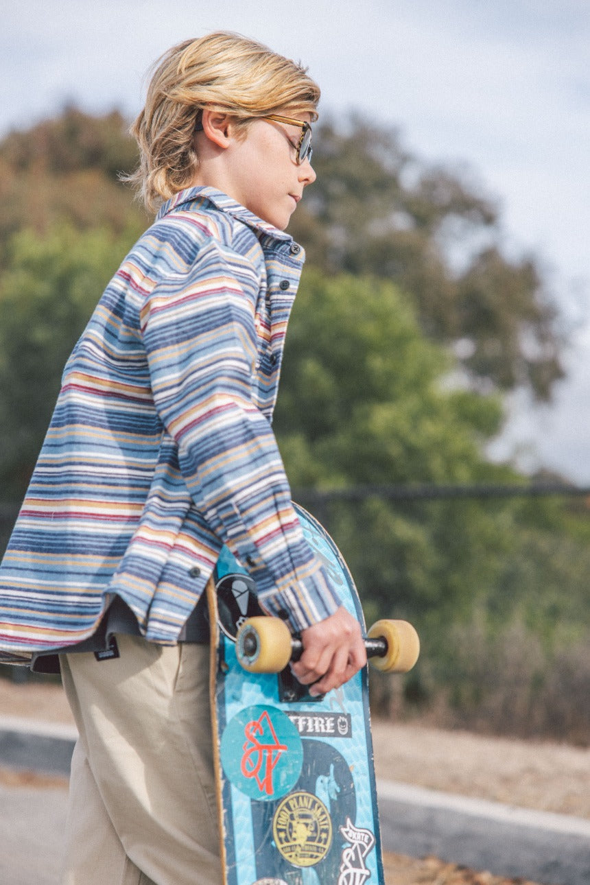 Sundown Stripe Flannel Multi