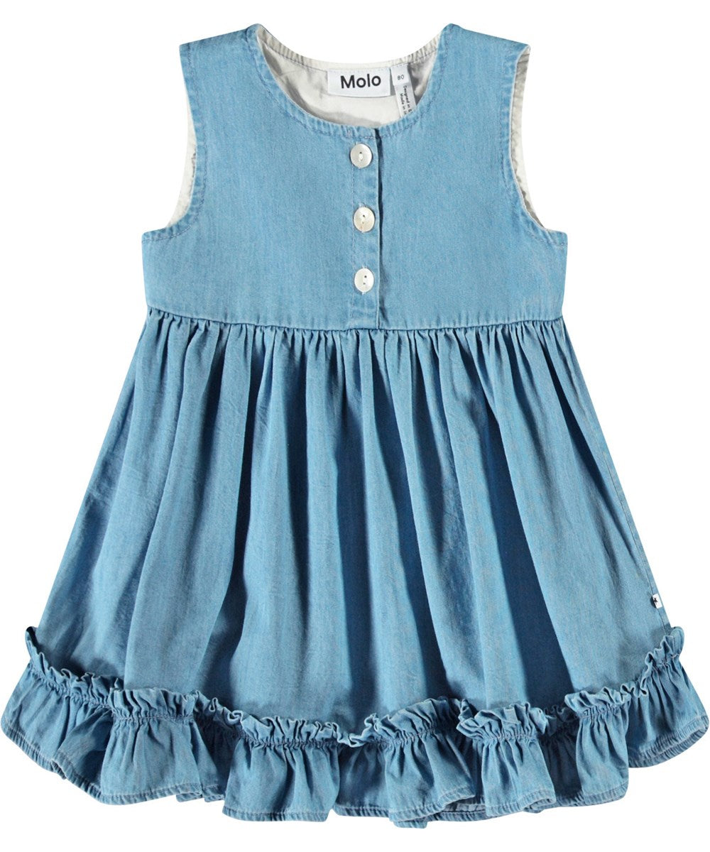 Calvina Sky Indigo Dress