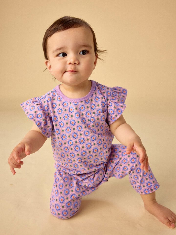 Korean Tiles Baby Romper