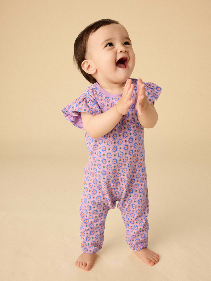 Korean Tiles Baby Romper