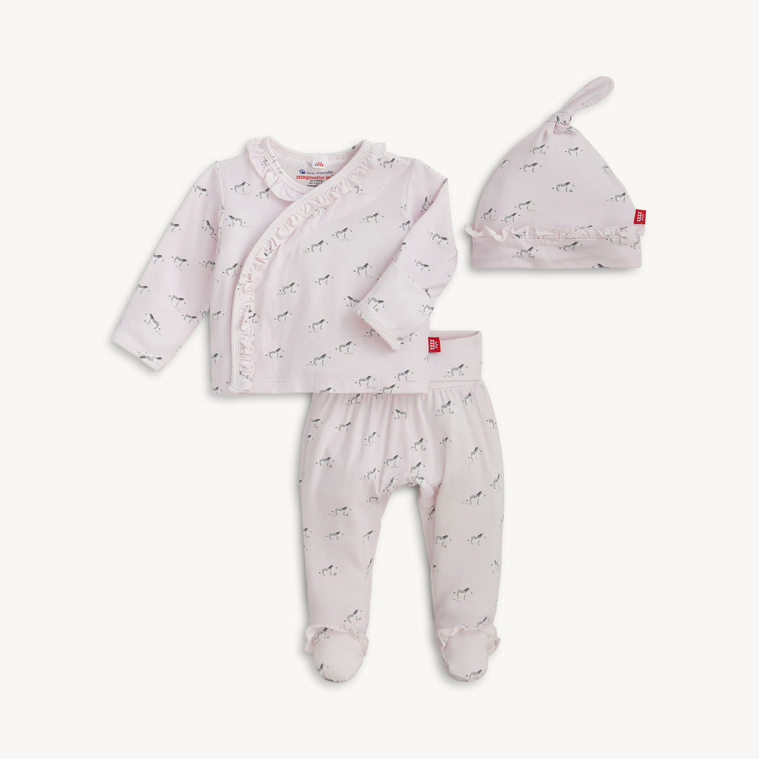 Pink Savannah Plains Magnetic Kimono