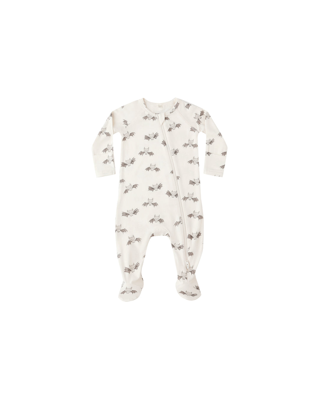 Bats Bamboo Zipper Footie