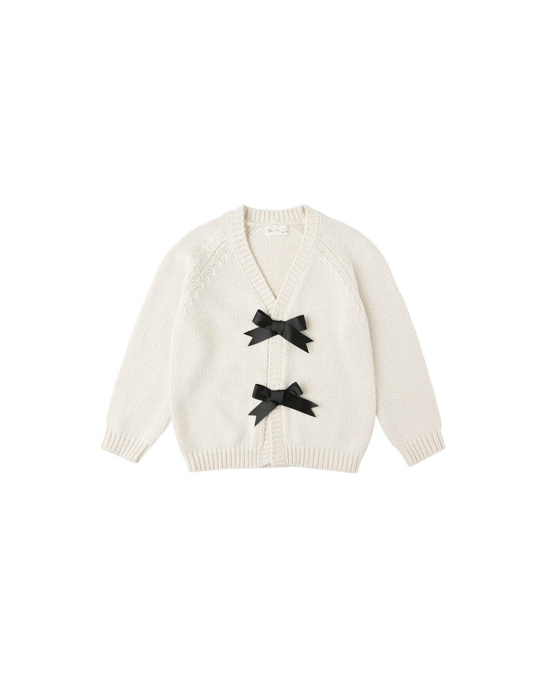 Bow Cardigan Natural