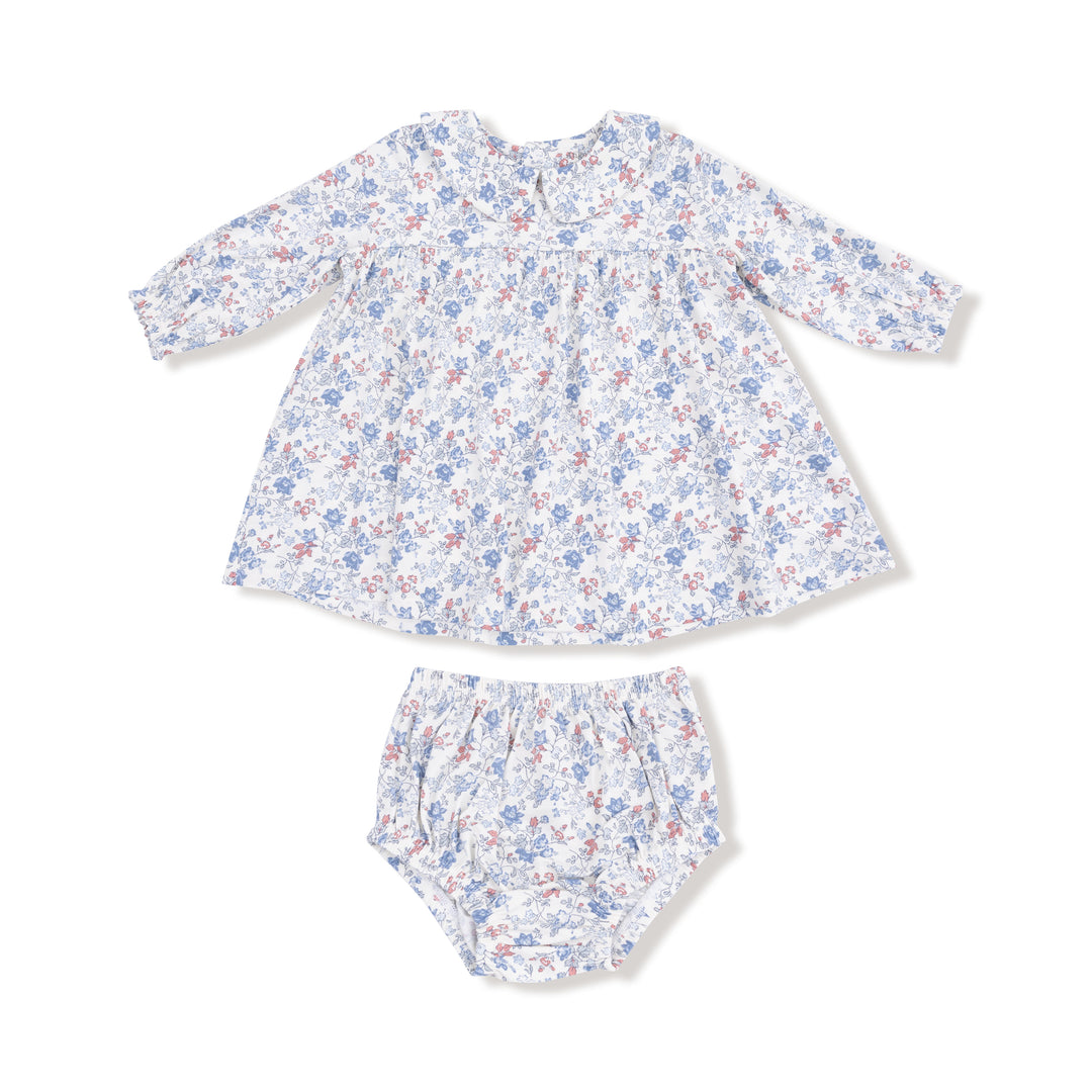 Country Girl Floral Peter Pan Dress Set