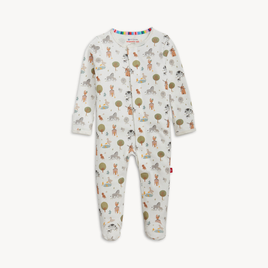 Funny Farm Organic Magnetic Footie