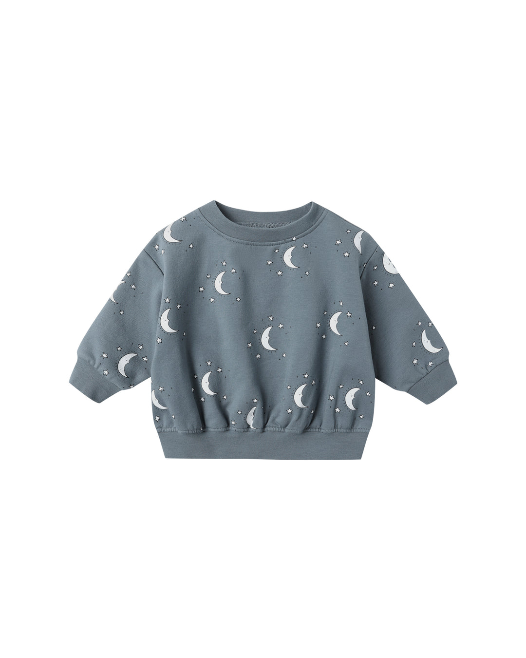 Relaxed Fleece Sweatshirt Silver Moons