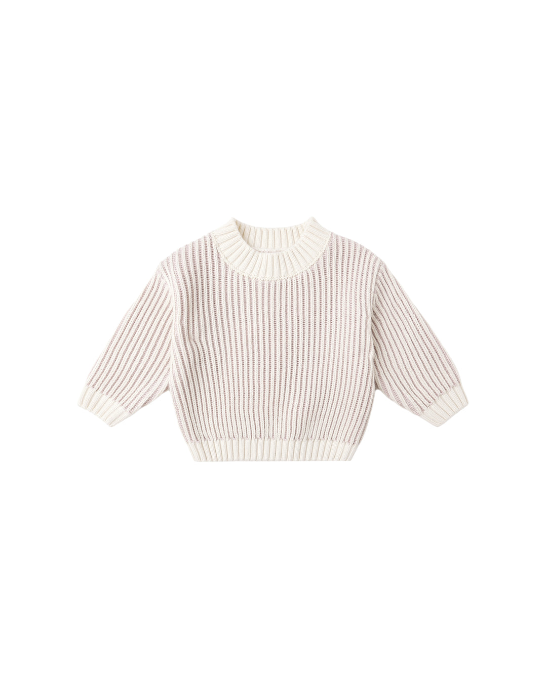 Relaxed Knit Sweater Lilac