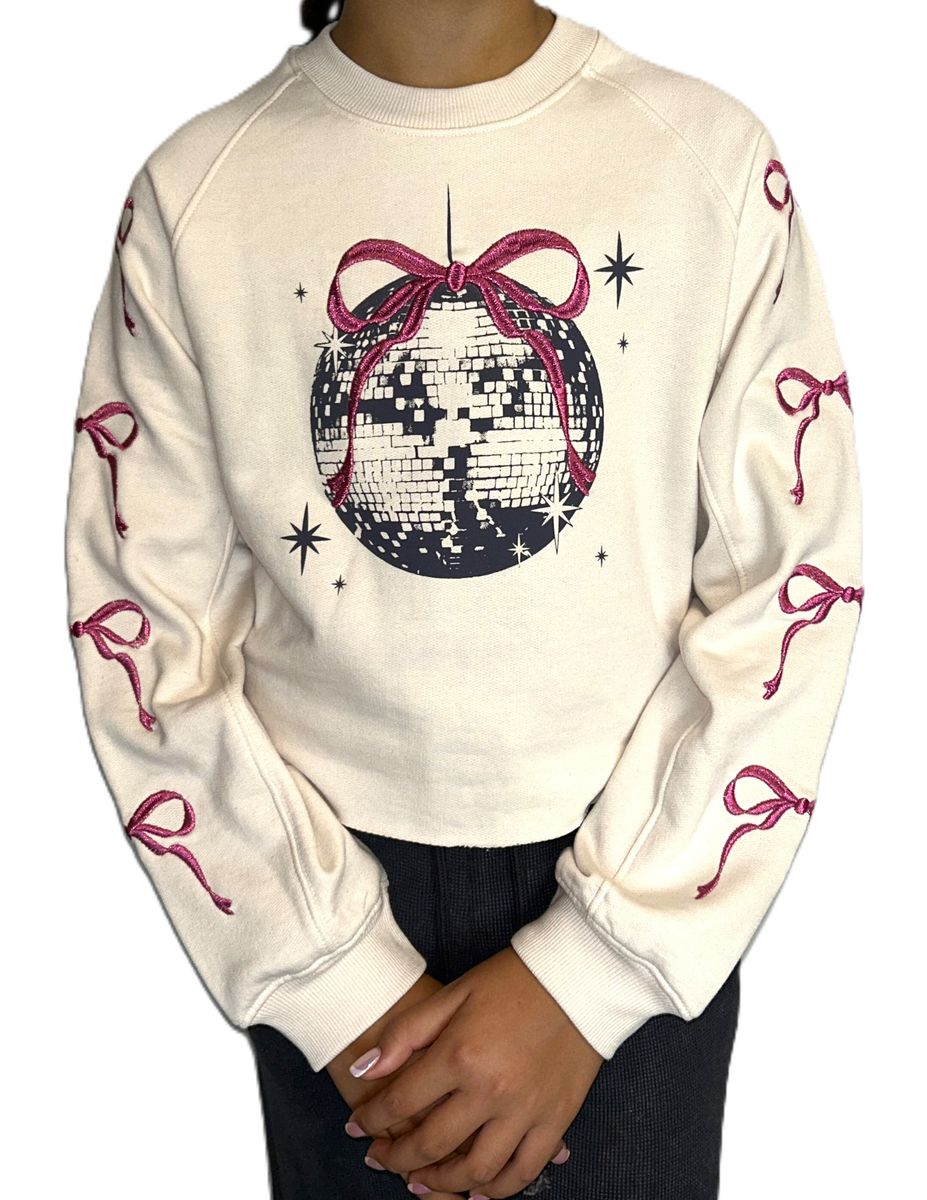 Bows & Disco Ball Sweatshirt