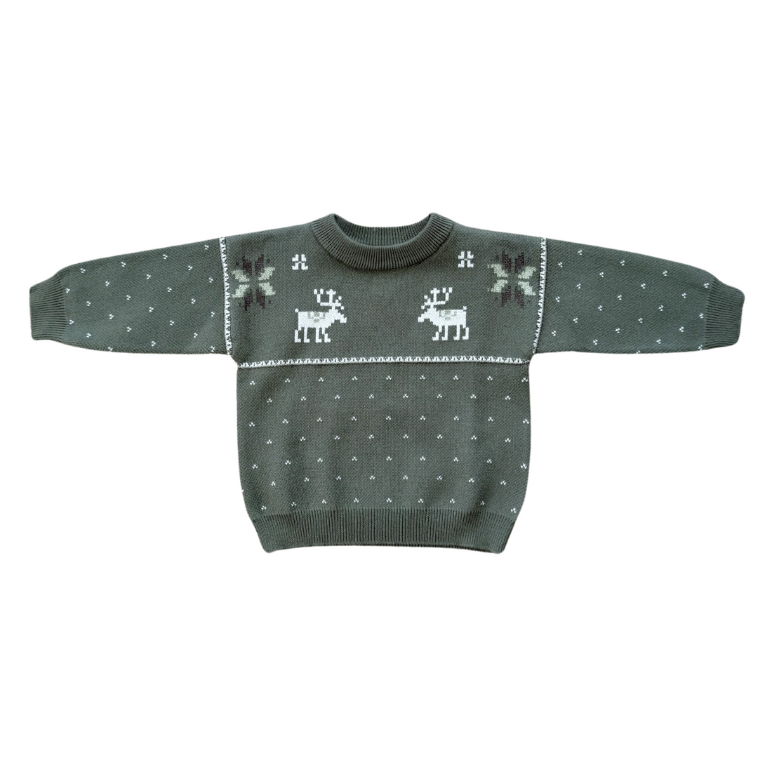 Reindeer Knit Sweater