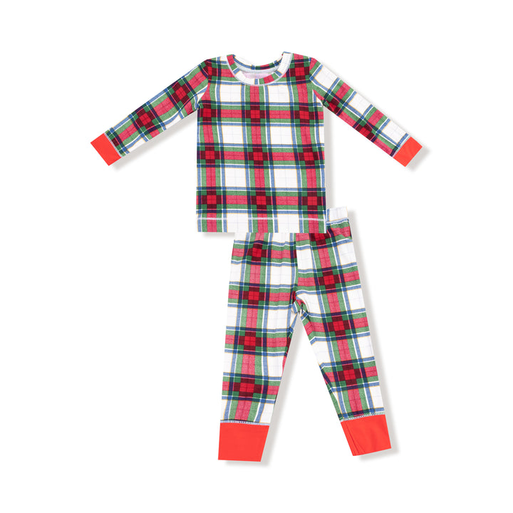 Holiday Plaid Loungewear Pajama Set