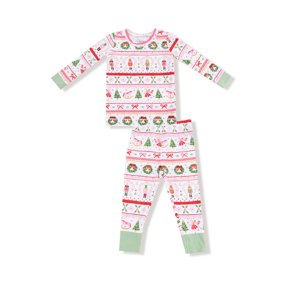 Sugar Plum Fairy Nutcracker Fair Isle Loungewear Pajama Set
