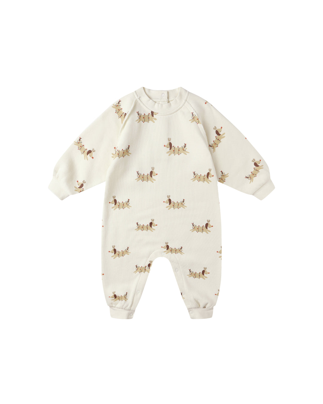 Raglan Jumpsuit Christmas Dogs