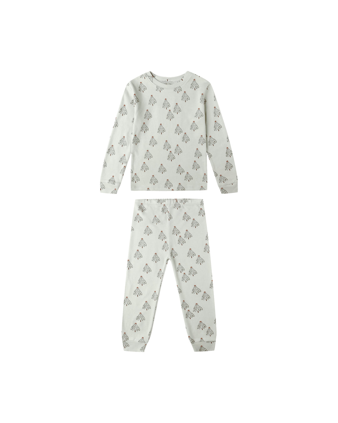 Organic Long Sleeve Pajama Set Trees