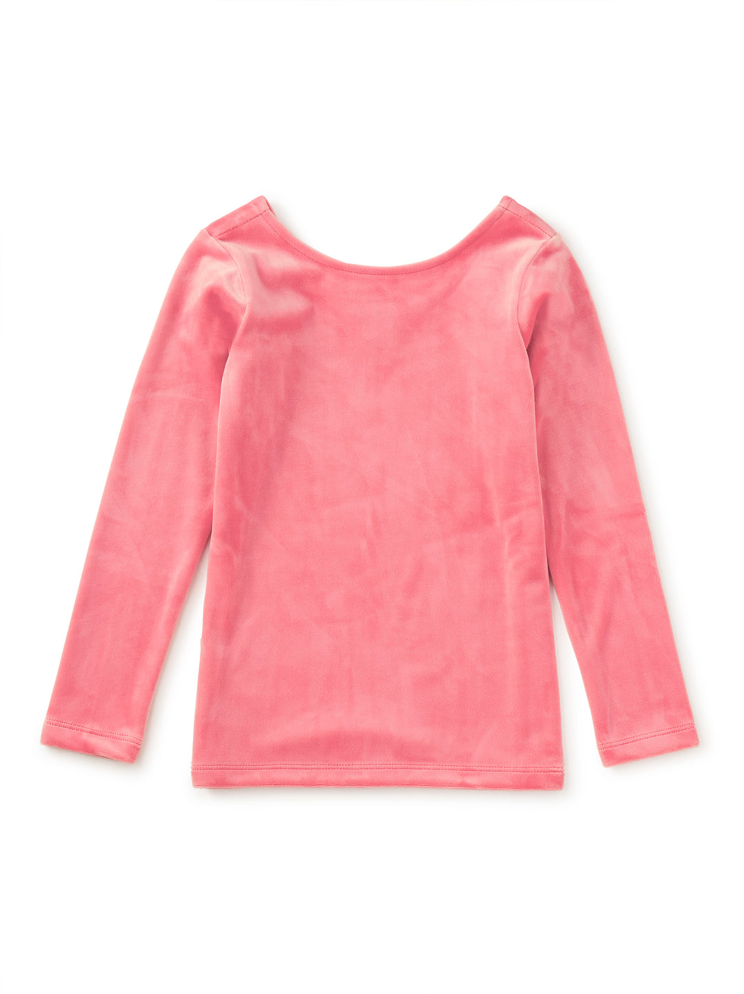 Mauveglow Velour Long Sleeve Slim Fit Top