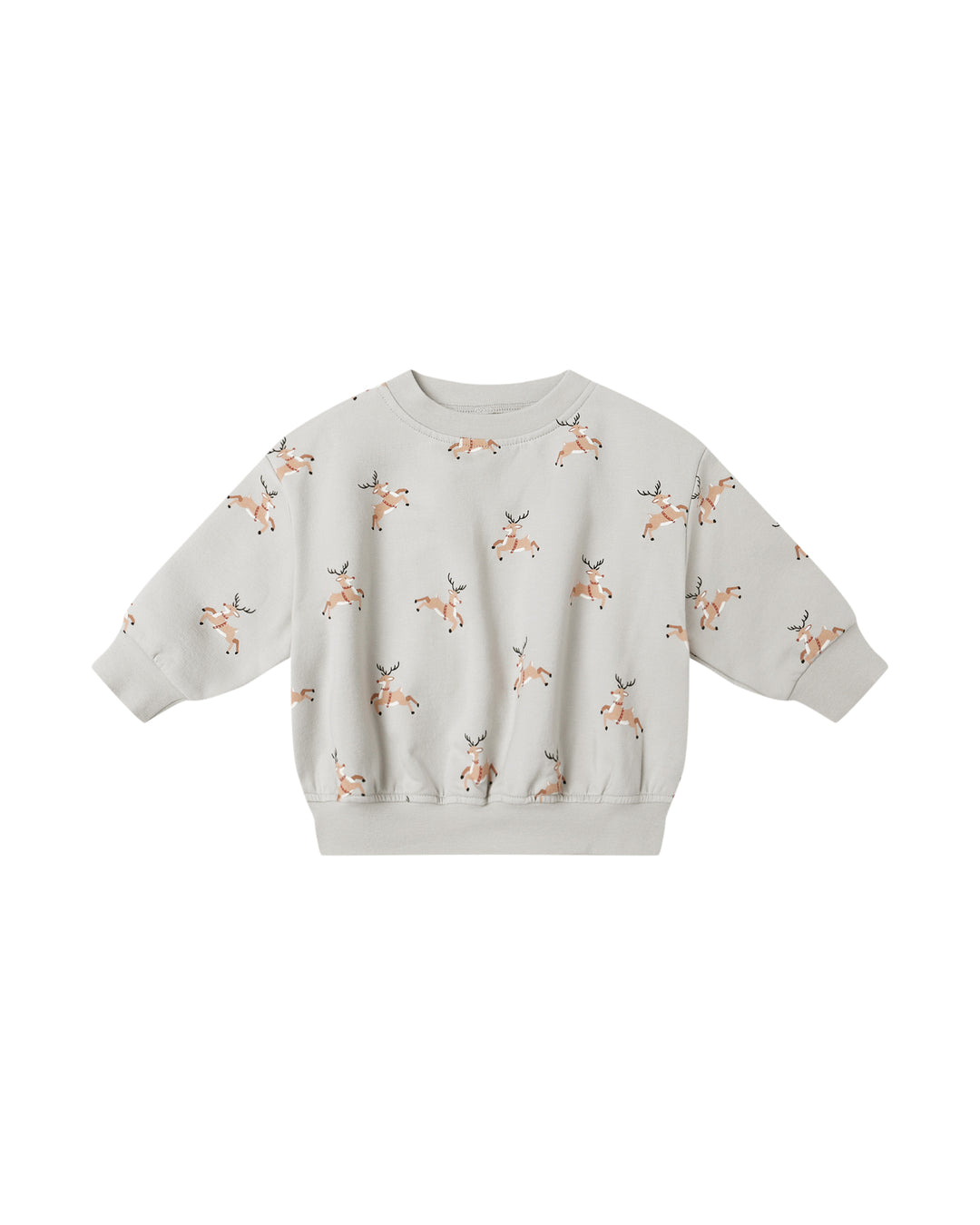 Relaxed Fleece Sweatshirt Reindeer