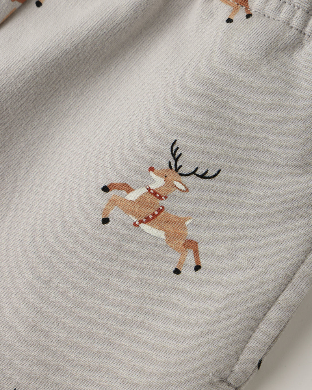 Relaxed Fleece Sweatpants Reindeer