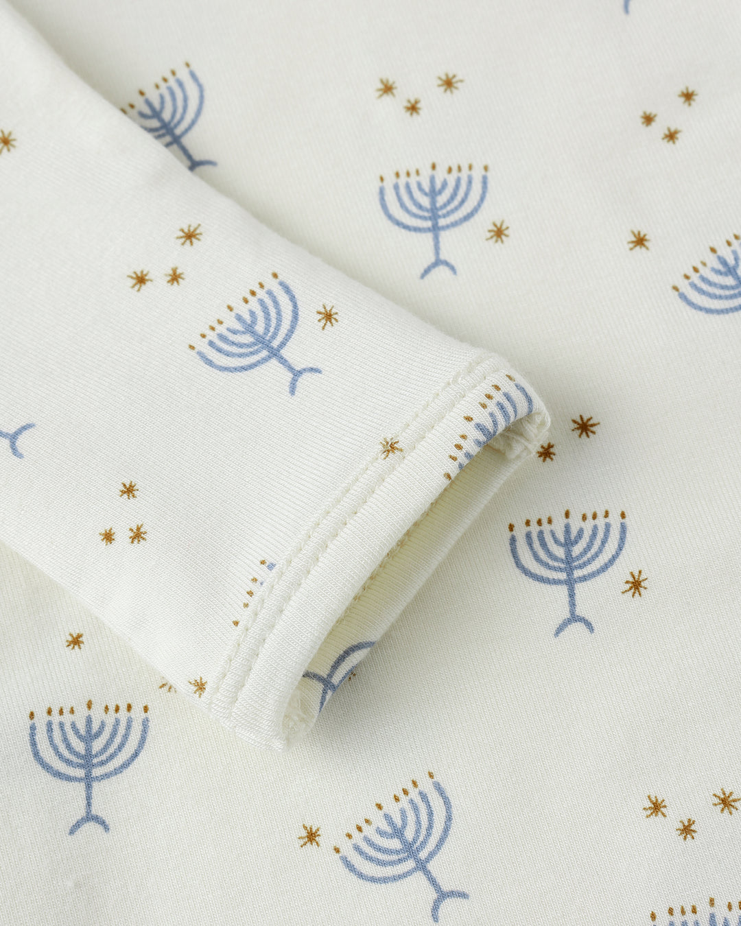 Bamboo Zipper Footie Hanukkah