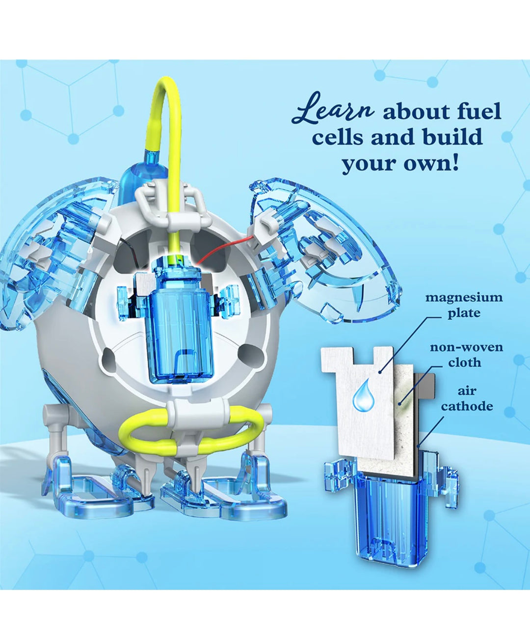 Saltwater fuel cell robot