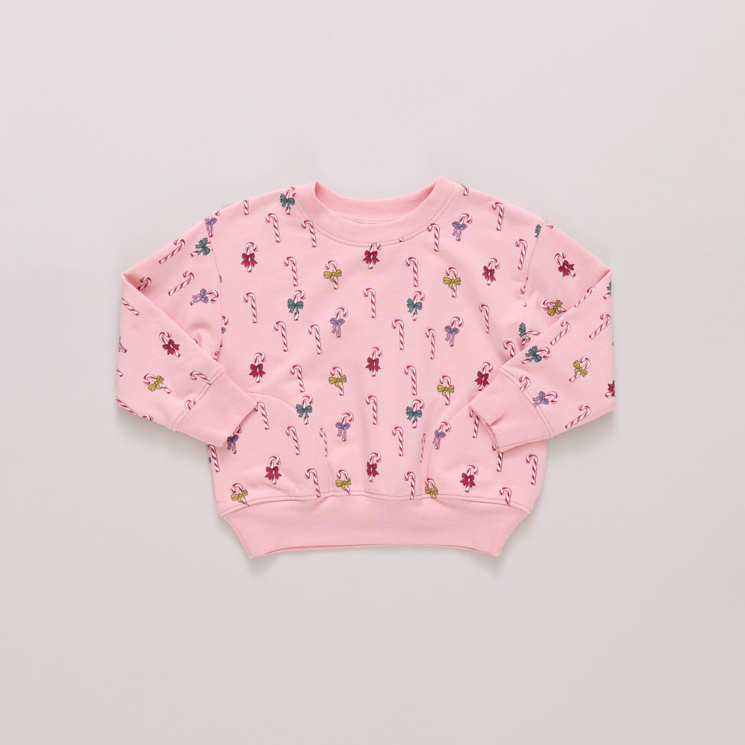 Play Sweatshirt Mini Candy Cane