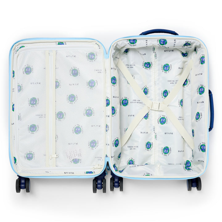 Logan Carry-On Suitcase Stripe