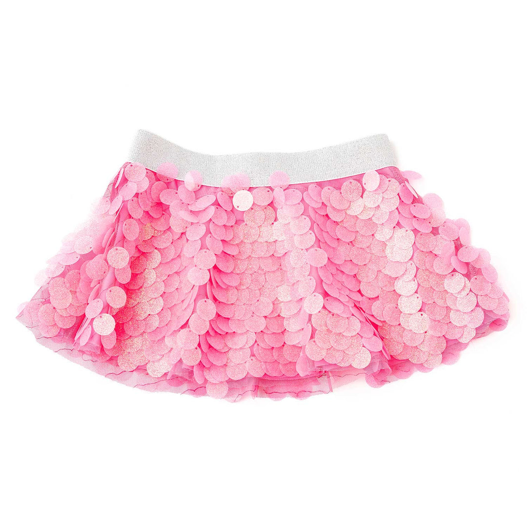 Pink Paillettes Skirt