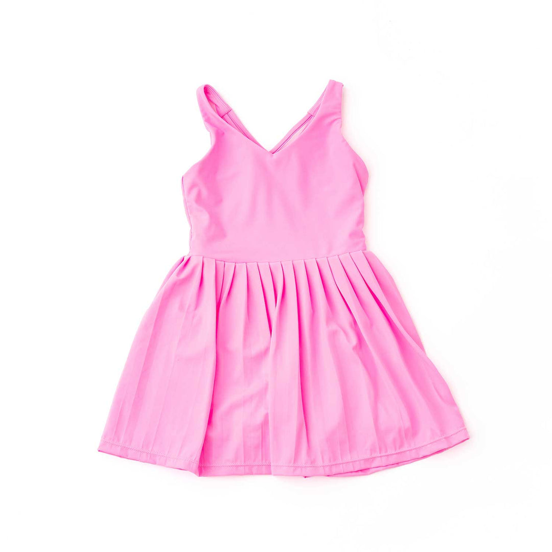 Pleated Active Dress Pink