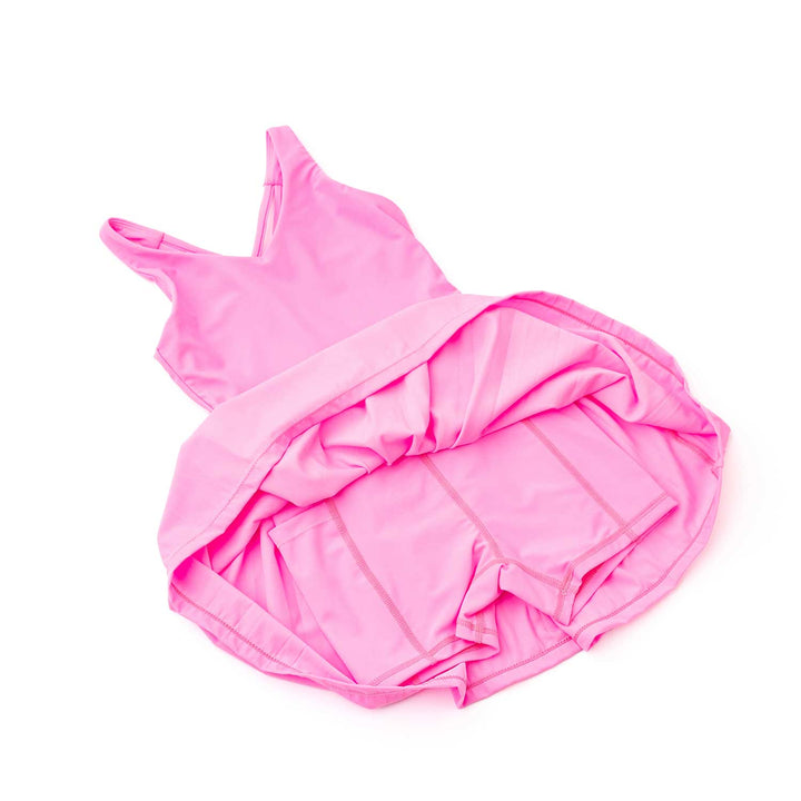 Pleated Active Dress Pink