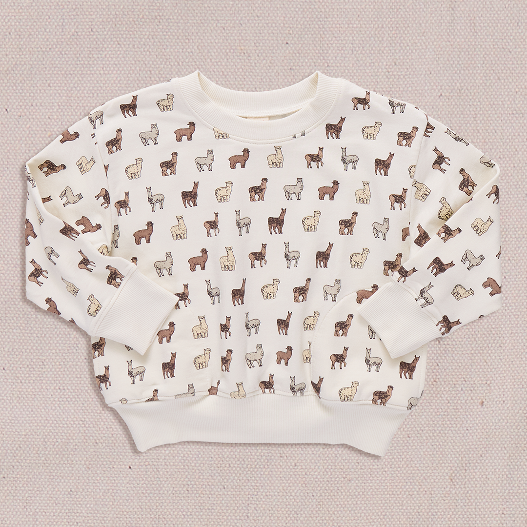 Play Sweatshirt Llamas and Alpacas