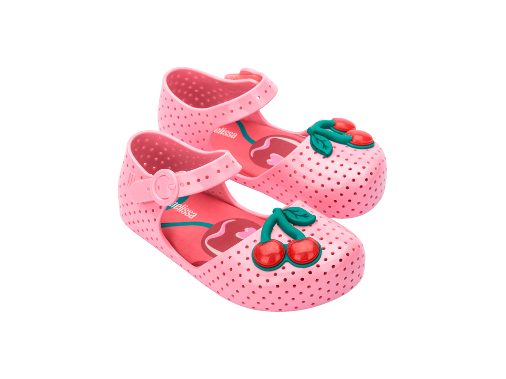 Mini Melissa Pop Cherry Ballerina Shoe