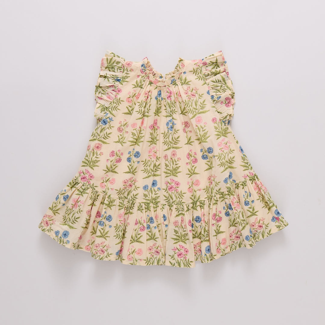 Harper Dress Leafy Floral