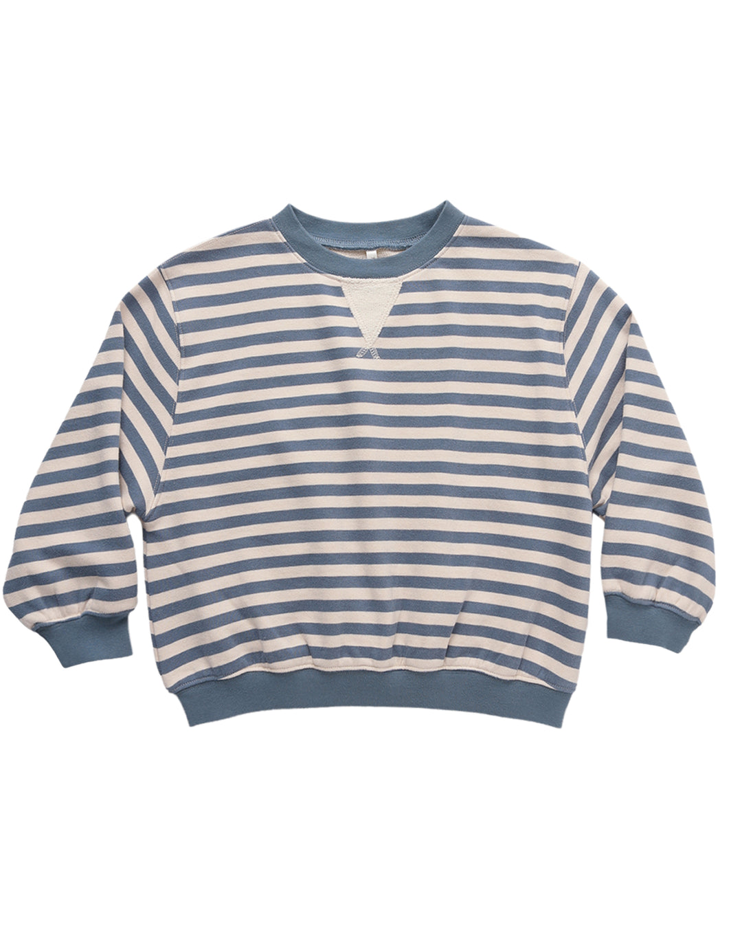 Oversized Crew Marine Stripe