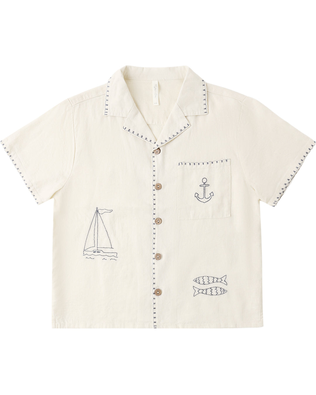 Lapel Collar Shirt Sailor