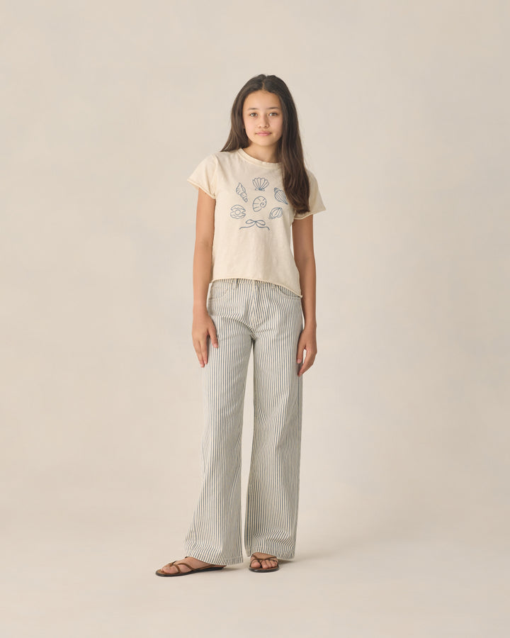 Teen Baggy Wide Leg Pant Railroad Stripe
