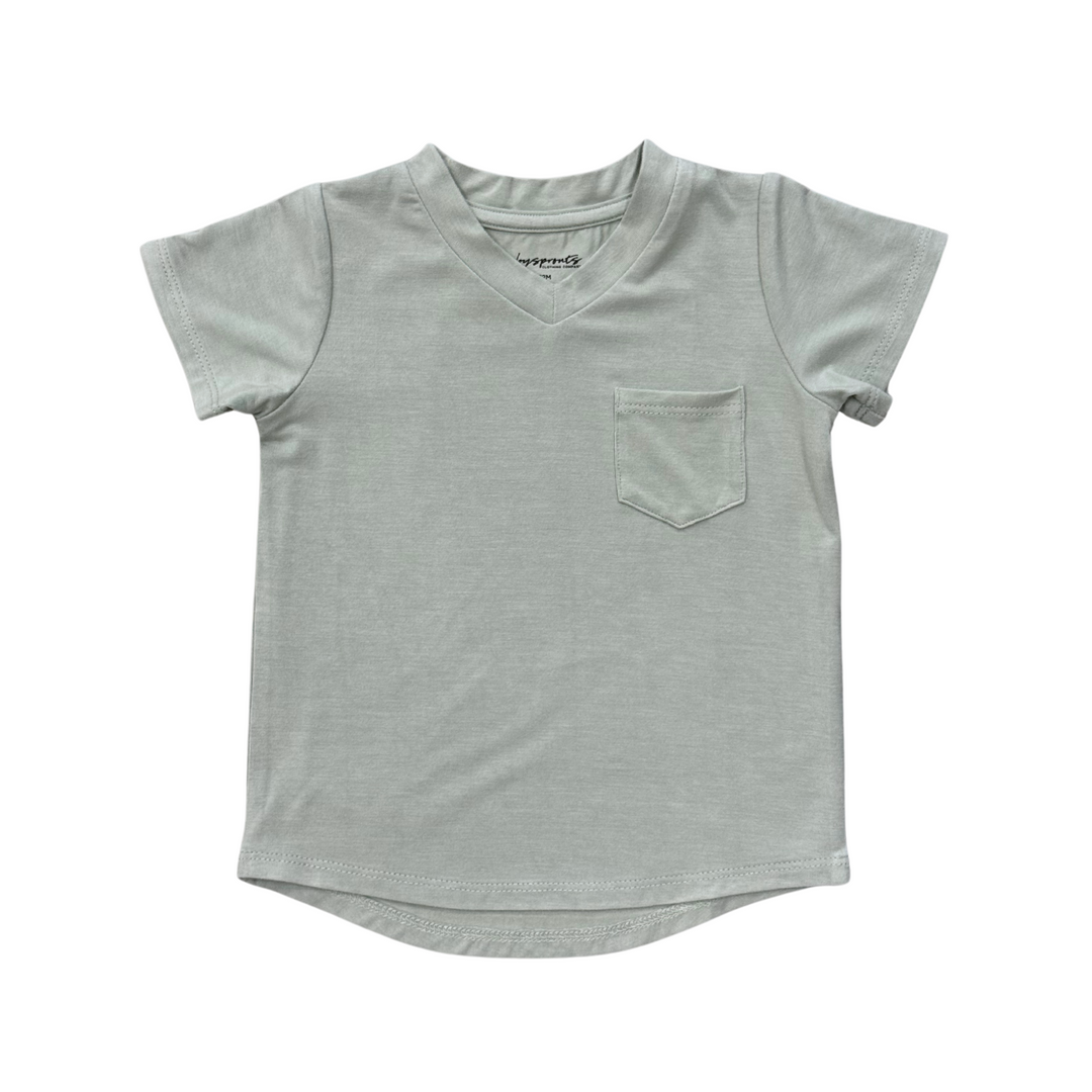 V-neck Pocket Tee