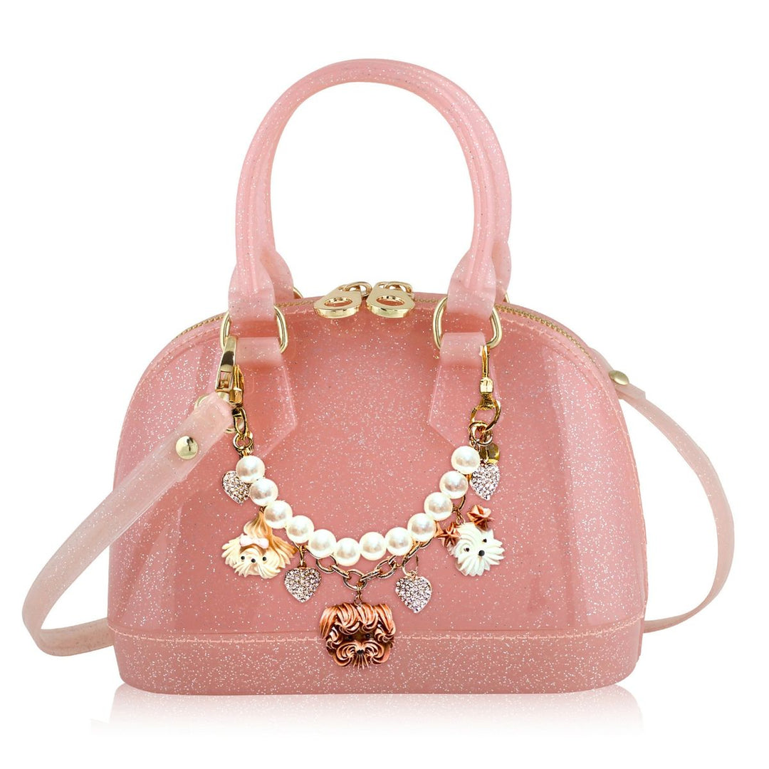 Puppy Love Swag Light Pink Sparkle Cate Purse