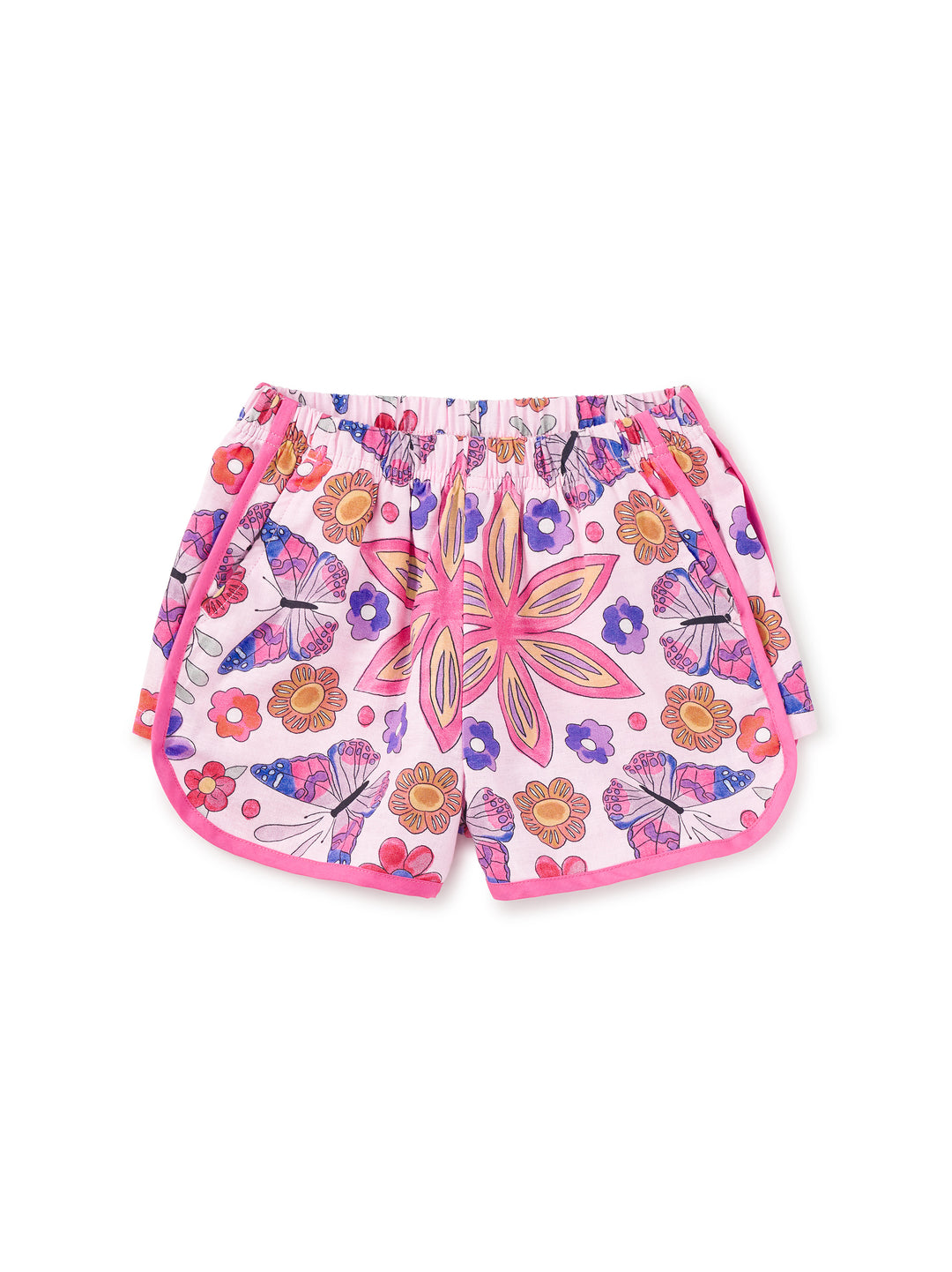 Butterfly Tile Woven Dolphin Shorts