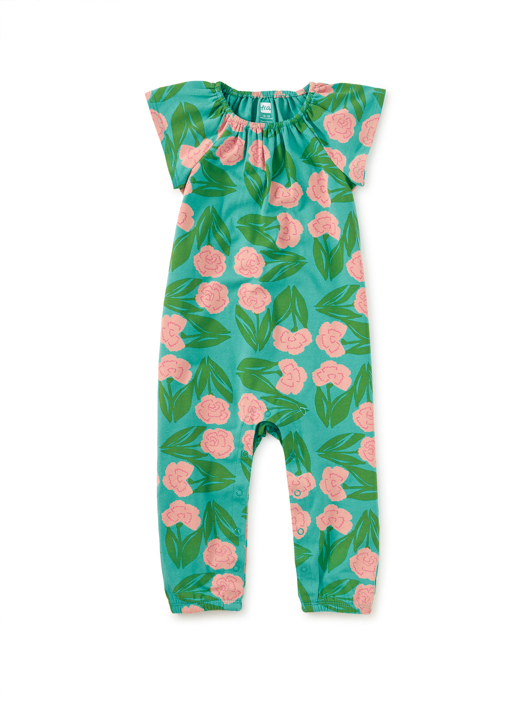 Carnation Floral Baby Romper