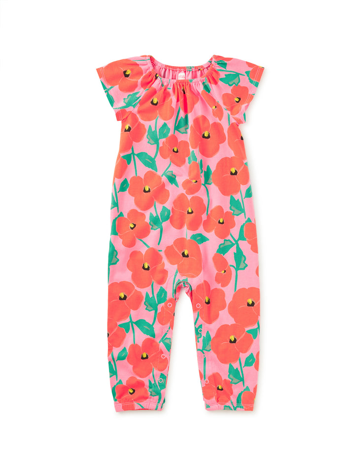 Poppy Poppies Baby Romper