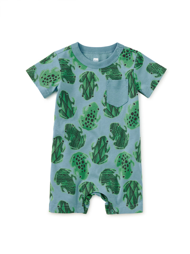 Hopalong Frogs Pocket Shortie Romper