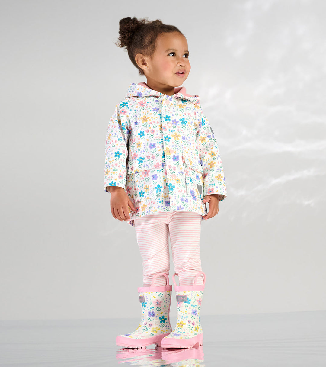Little Garden Chicks Snap Raincoat