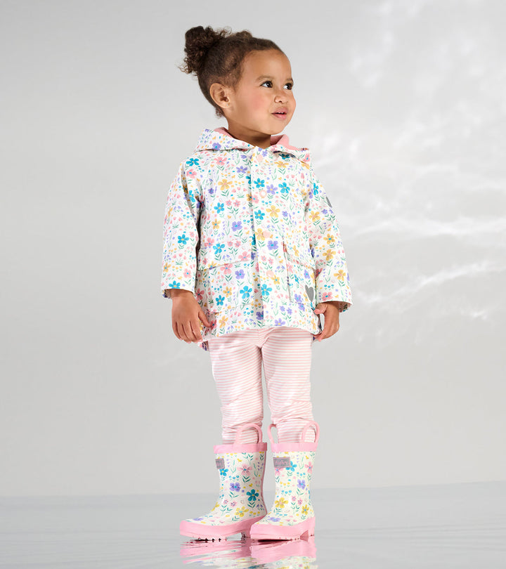 Little Garden Chicks Snap Raincoat