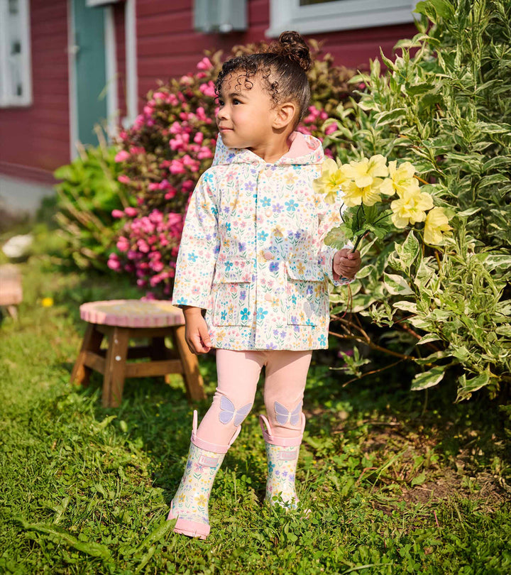 Little Garden Chicks Snap Raincoat