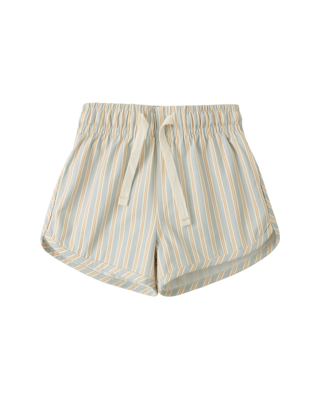 Boys Swim Short Blue & Butterscotch